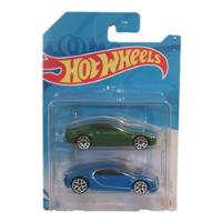 Hot Wheels Doble Pack Bugatti Chiron/aston Martin 1:64 segunda mano   México 
