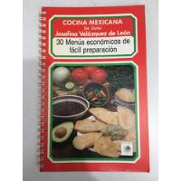 Usado, Libro: 30 Menús Económicos De Fácil Preparación. Cocina Mexi segunda mano   México 