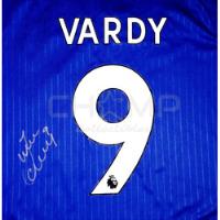 Jersey Autografiado Jamie Vardy Leicester City 2017-18 Foxes segunda mano   México 