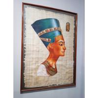Papiro Egipcio Autentico Diosa Nefertiti segunda mano   México 