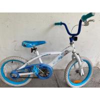 Usado, Bicicleta Infantil Huffy Disney Frozen R16  Color Azul segunda mano   México 