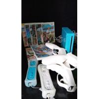 Wii Azul Edición Especial, 2 Controles, Juegos Y Accesorios  segunda mano   México 