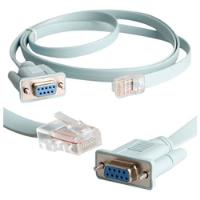 Paquete De 5 Cables Rj45 A Db9 Rs232 Ethernet Cisco Mayoreo, usado segunda mano   México 