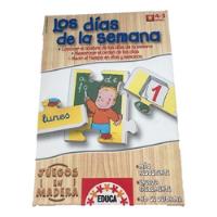 Usado, Rompecabezas Puzzle Juego Didáctico Para Niños Dias / Semana segunda mano   México 
