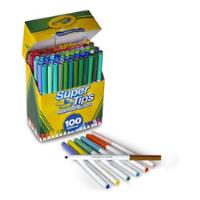100 Marcadores Crayola Punta Fina Lavables Color Xt, usado segunda mano   México 