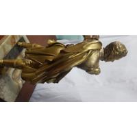 1890's Escultura Antigua Bronce Francesa Ormolu Rebajado!! segunda mano   México 