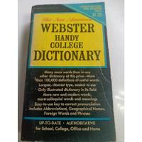 Webster Handy College Dictionary Diccionario Inglés, usado segunda mano   México 