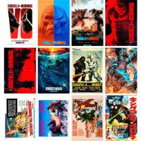 12 Poster Godzilla Vs Kong King Of Monsters Ghidora Gojira, usado segunda mano   México 