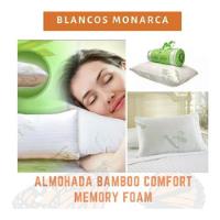 Par De Almohadas Bambú King Memory Foam Alta Firme Cómoda, usado segunda mano   México 