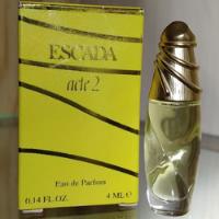 Usado, Miniatura Colección Perfum Escada 4ml Act 2 Vintage  segunda mano   México 