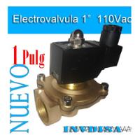 Válvula Solenoide Electroválvula Agua Aire 1  110vac 127vac , usado segunda mano   México 