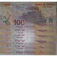 Usado, Billete 100 Pesos Conmemorativo Centenario De La Revolución segunda mano   México 