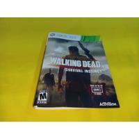 Portada Original The Walking Dead Survival Instinct Xbox 360 segunda mano   México 