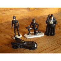 Lote 4 Figuras Coleccionables Sonrics Batman 1992 Batimovil segunda mano   México 
