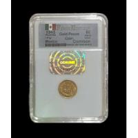 Moneda De Dos Pesos Oro 2.0 Año 1945 Ley .900 Fam Centenario segunda mano   México 