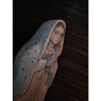 Virgen Guadalupe Tallada A Mano En Madera Michoacana segunda mano   México 