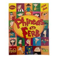 Sticker Album De Phineas Y Ferb Editorial Panini 2011 Disney segunda mano   México 
