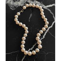 Collar De Perlas Cultivadas  Naturales  12 A 14 Mm, usado segunda mano   México 