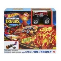 Usado, Pista Hot Wheels Monster Truck Fire Through  N U E V A segunda mano   México 