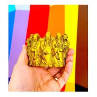 Souvenir Escultura Estatua Monjes Tibetanos Tíbet Buda Oro segunda mano   México 