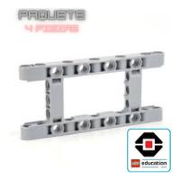 Usado, 64178 4540797 Lego Medium Stone Gray Beam Frame 5 X 11 4pzas segunda mano   México 