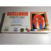 Vintage Juego De Mesa Backgammon Y Damas Chateau  segunda mano   México 
