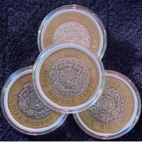 Usado, Diez Nuevos Pesos Centro De Plata Circuladas Con Capsula segunda mano   México 