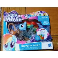 Usado, My Little Pony The Movie Rainbow Dash Pony De Mar Cola Magic segunda mano   México 