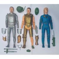 3 Figuras Tipo Plastimarx 2 Caballeros 1 Custer Detalles 70s, usado segunda mano   México 