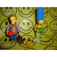 Simpsons Marge Y Jacques Figura Playmates Boliche Bolos segunda mano   México 