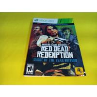 Portada Original Red Dead Redemption Xbox 360  segunda mano   México 