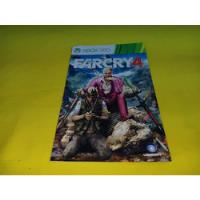 Manual Original Far Cry 4 Xbox 360 segunda mano   México 