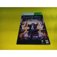 Usado, Manual Original Saints Row 4 Xbox 360 segunda mano   México 