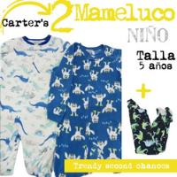 Pijama Mameluco Carter's Dino + Monster La Segunda Bazar segunda mano   México 