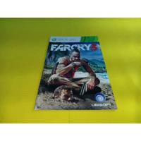 Manual Original Far Cry 3 Xbox 360 segunda mano   México 