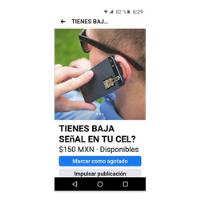 antena amplificador celular segunda mano   México 