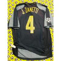 Jersey Camiseta Nike Inter Milan 2004 2005 Champions Zanetti segunda mano   México 