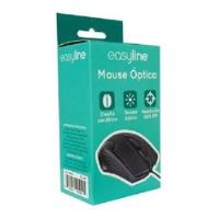 Usado, Mouse Optico Usb Easyline Negro 1200 Dpi  segunda mano   México 