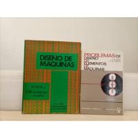Libros. Dos Ejemplares Sobre Problemas Y Diseño De Máquinas , usado segunda mano   México 