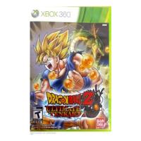Dragon Ball Z Ultimate Tenkaichi Xbox 360 Seminuevo segunda mano   México 