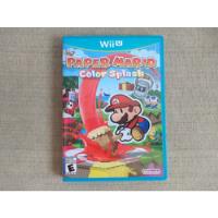 Paper Mario Color Splash Nintendo Wii U segunda mano   México 