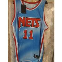Jersey Basketball Irving Nets Talla 52(xl)bordado Azul  segunda mano   México 