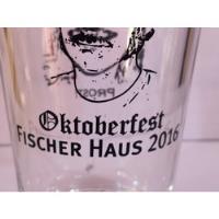 Vaso Cerveza Oktoberfest Fisher Haus 2016 Beer Glass Clasico, usado segunda mano   México 
