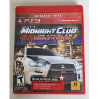 Midnight Club: Los Angeles Complete Edition Ps3  Físico, usado segunda mano   México 