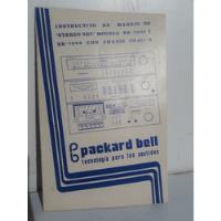 Instructivo Antiguo Estéreo Packard Bell Er7004 segunda mano   México 