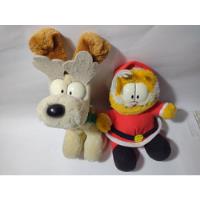 Set Peluches Navidad Garfield Y Odie Mcdonalds Vintage, usado segunda mano   México 