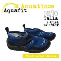 Usado, Sandalias Aquafit Agua Azul Tiburon Niño. La Segunda Bazar segunda mano   México 