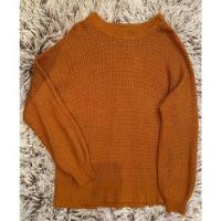 Suéter Sweater Tejido Naranja American Eagle Mujer Talla M segunda mano   México 