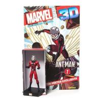 Marvel Heroes Ant-man Figura 3d + Fascículo Panini 2021  segunda mano   México 