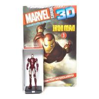 Marvel Heroes Ironman Figura 3d + Fascículo Panini 2021  segunda mano   México 